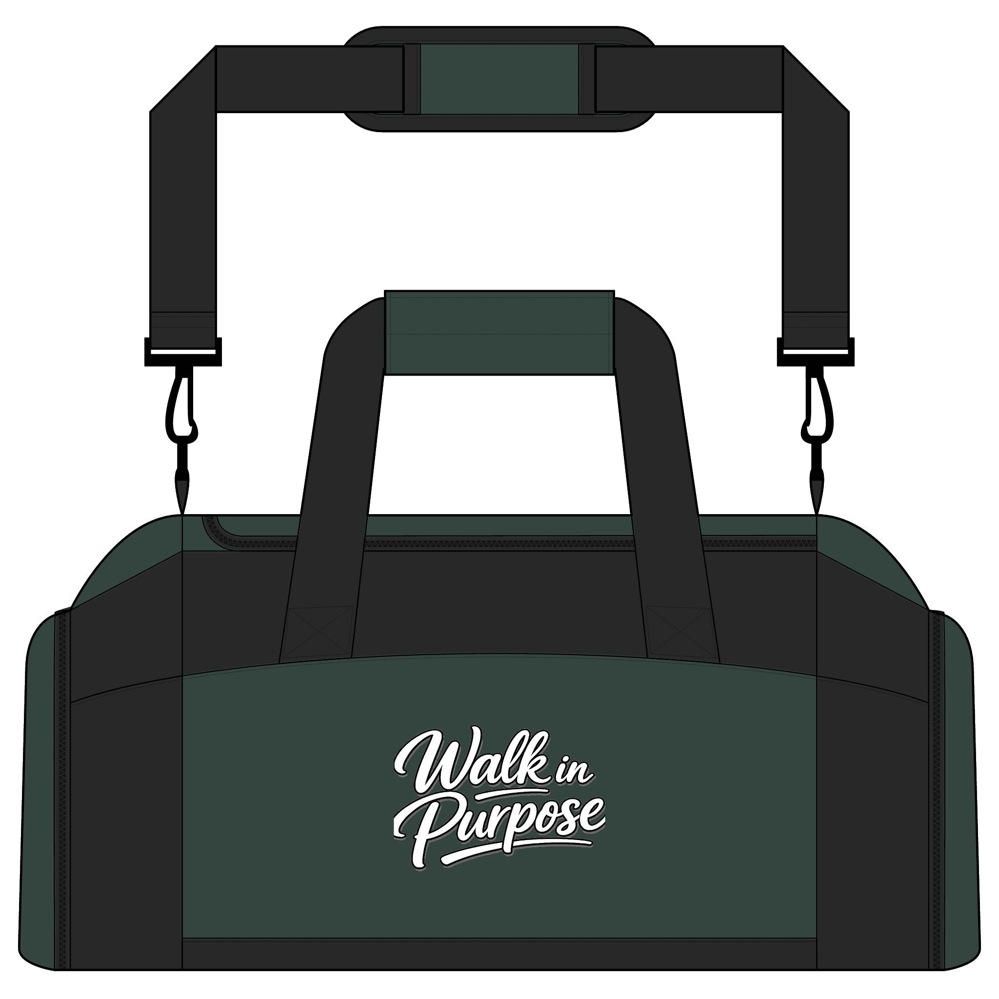 Walk in Purpose™ Duffel Bag – Durable Gym & Travel Bag with Zippered Storage