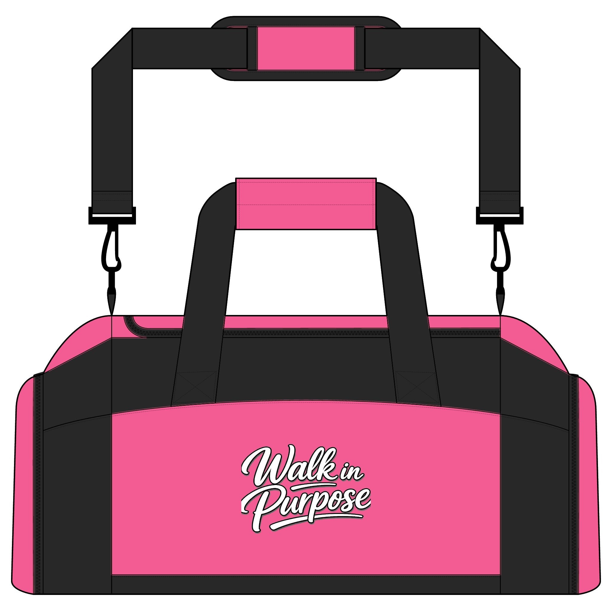 Walk in Purpose™ Duffel Bag – Durable Gym & Travel Bag with Zippered Storage