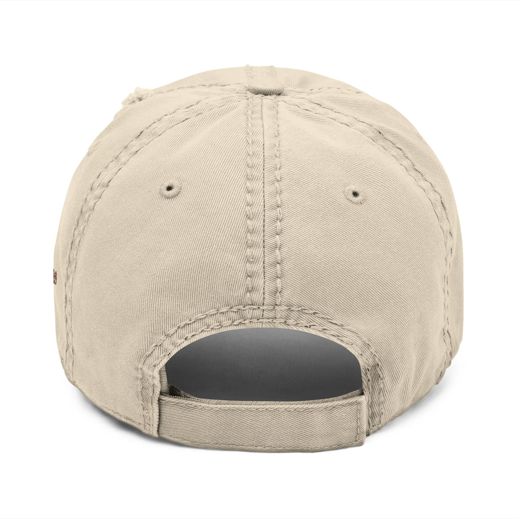 HOPE ANCHORS THE SOUL™ Distressed Embroidered Dad Hat | Hebrews 6:19 Faith-Inspired Coastal Cap