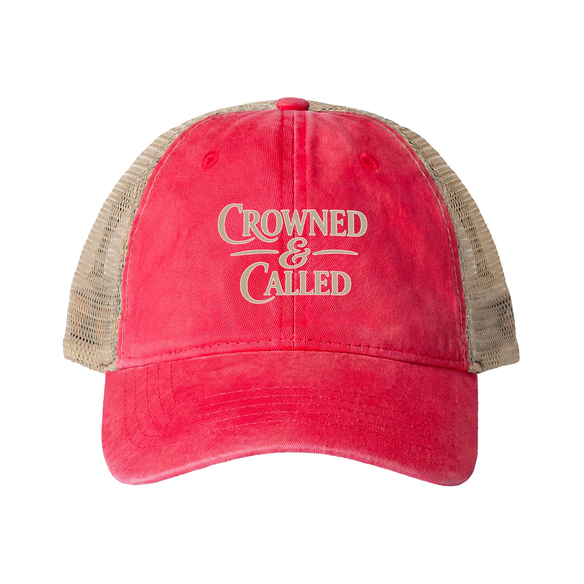 Crowned & Called Women’s Ponytail Cap – Concealed Messy Bun Hat, Faith Baseball Cap