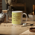 20oz Jumbo Ceramic Mug — “Peace Looks Good on Her” | Mother’s Day Gift