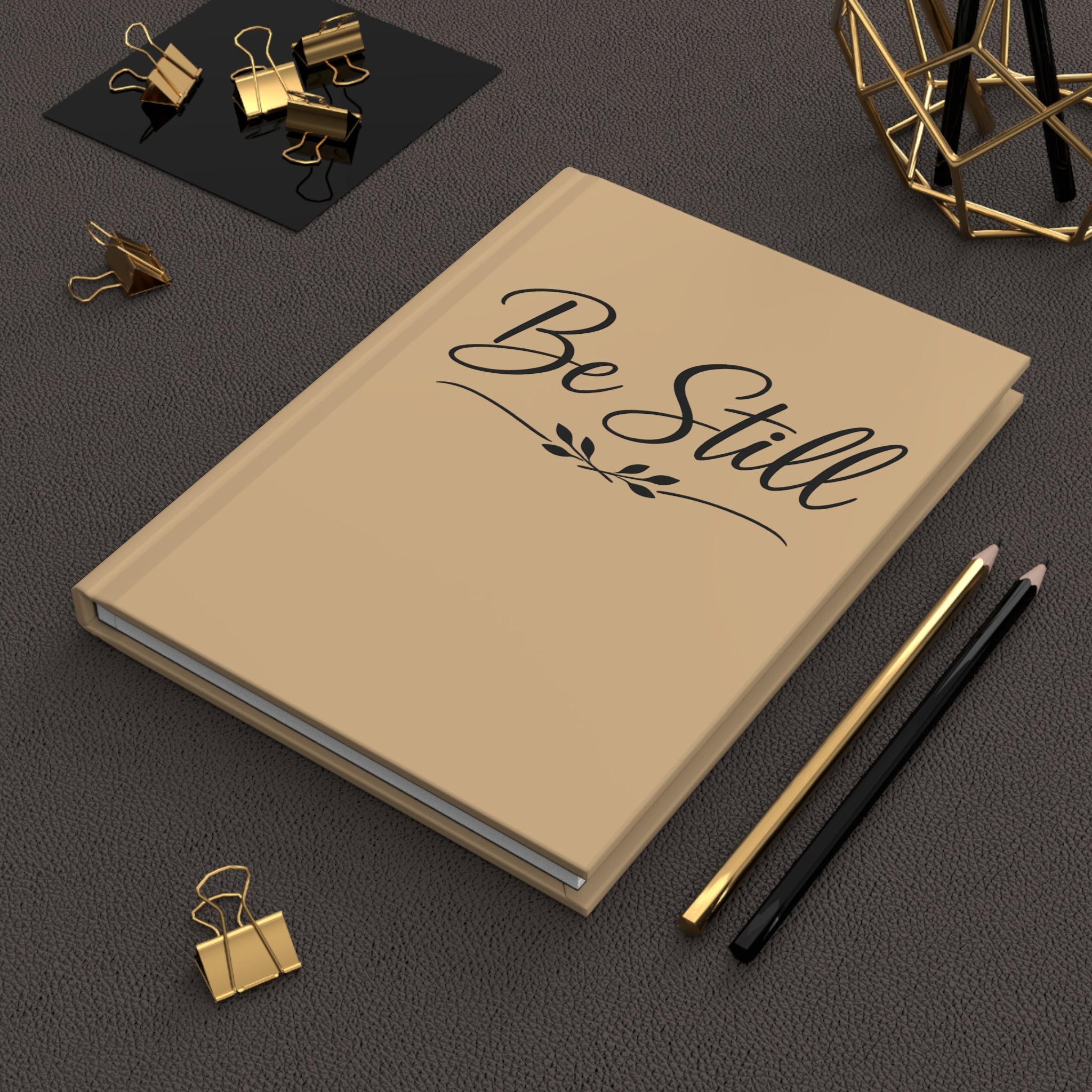 Be Still Hardcover Journal | Christian Prayer & Reflection Notebook