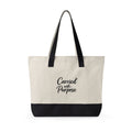 Carried with Purpose™ Canvas Tote Bag | Durable Everyday Carry with Zipper Pocket