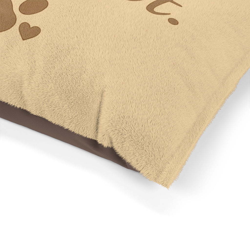 This Is Her Spot Pet Bed — Cozy Plush Dog & Cat Cushion
