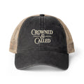 Crowned & Called™ Women’s Ponytail Cap – Concealed Messy Bun Hat, Faith-Based Baseball Cap