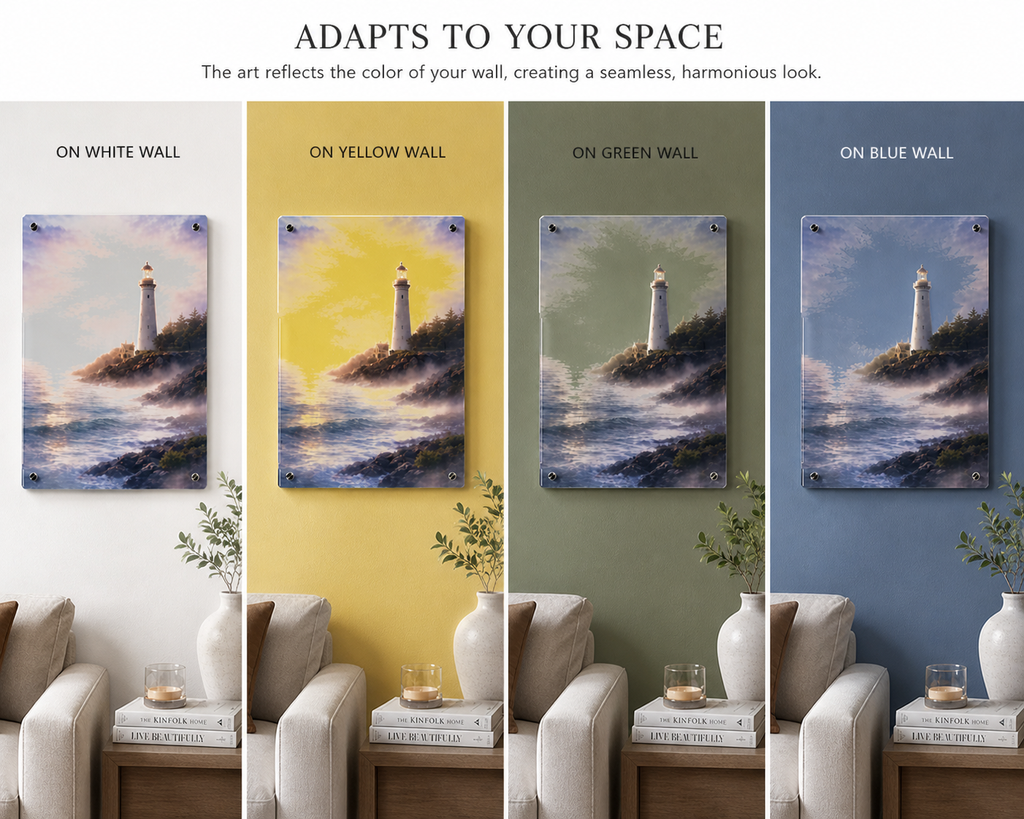 Love & Light™ Gift Collection | Candle & Lighthouse Wall Art