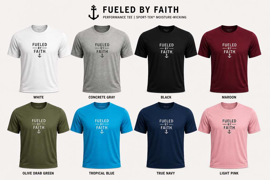 Fueled by Faith™ Performance Tee | Moisture-Wicking Athletic Shirt