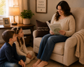 Before Google, There Was Mom™ Faux Suede Pillow — Decorative Throw Pillow
