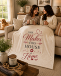 She Makes This House a Home™ Velveteen Plush Blanket