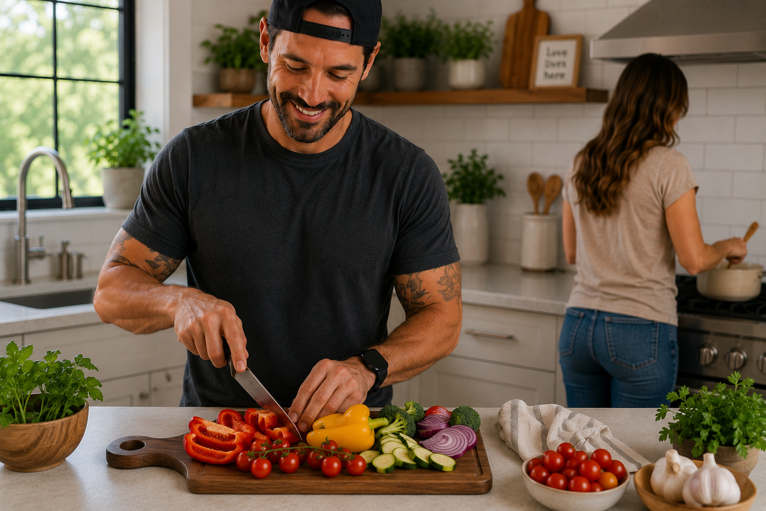 Serve With Purpose™ Engraved Cutting Board | Maple & Walnut Paddle Board