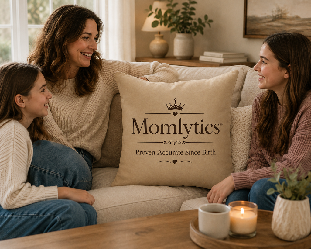 Momlytics™ Pillow Trio | Cozy Faith & Mom Statement Throw Pillow Set