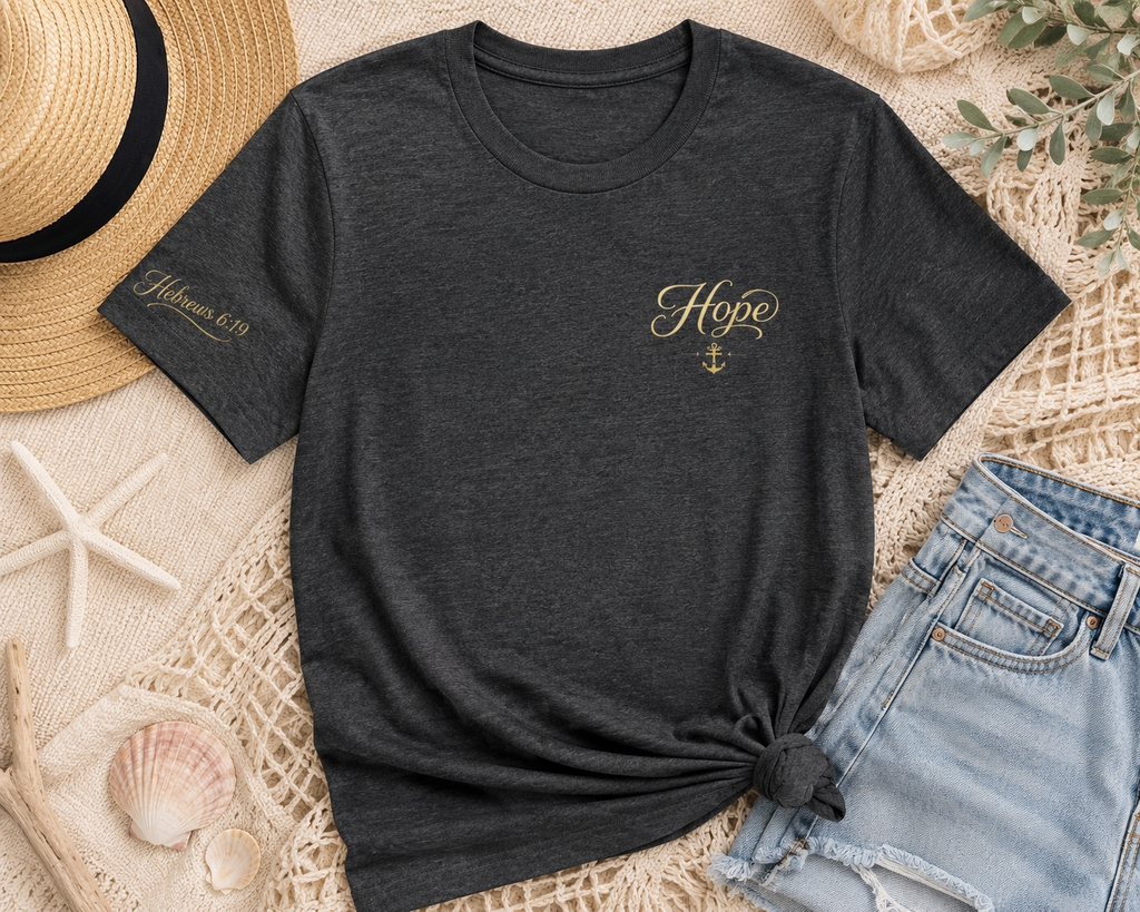 Hope Anchors the Soul™ Inspirational Script Tee