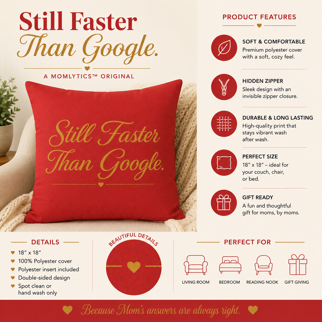 Momlytics™ Pillow Trio | Cozy Faith & Mom Statement Throw Pillow Set
