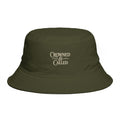 Crowned & Called Brown Bucket Hat | Christian Faith Cotton Sun Hat