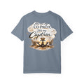 He’s My Captain™ | Garment-Dyed Coastal Faith Tee