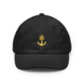 Anchored in Faith™ Dad Hat – Gold Emblem Cap