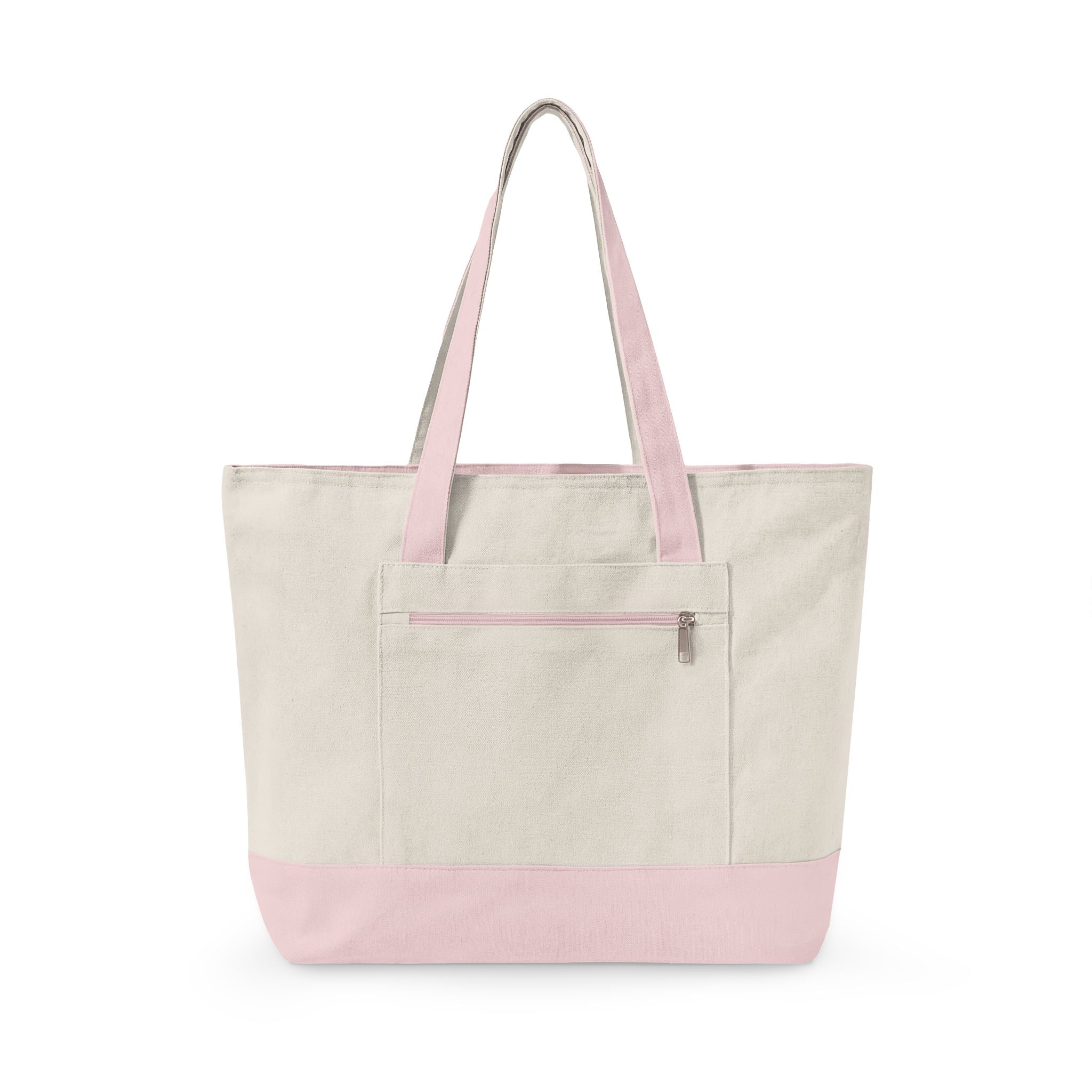 Carried with Purpose™ Canvas Tote Bag – Zippered Pocket, Durable Everyday Carry