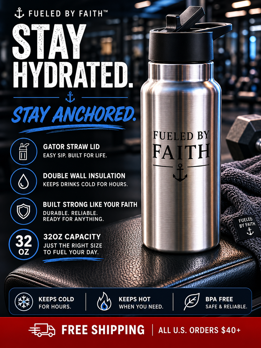 Fueled by Faith™ On-the-Go Set | 3-Piece Performance Bundle