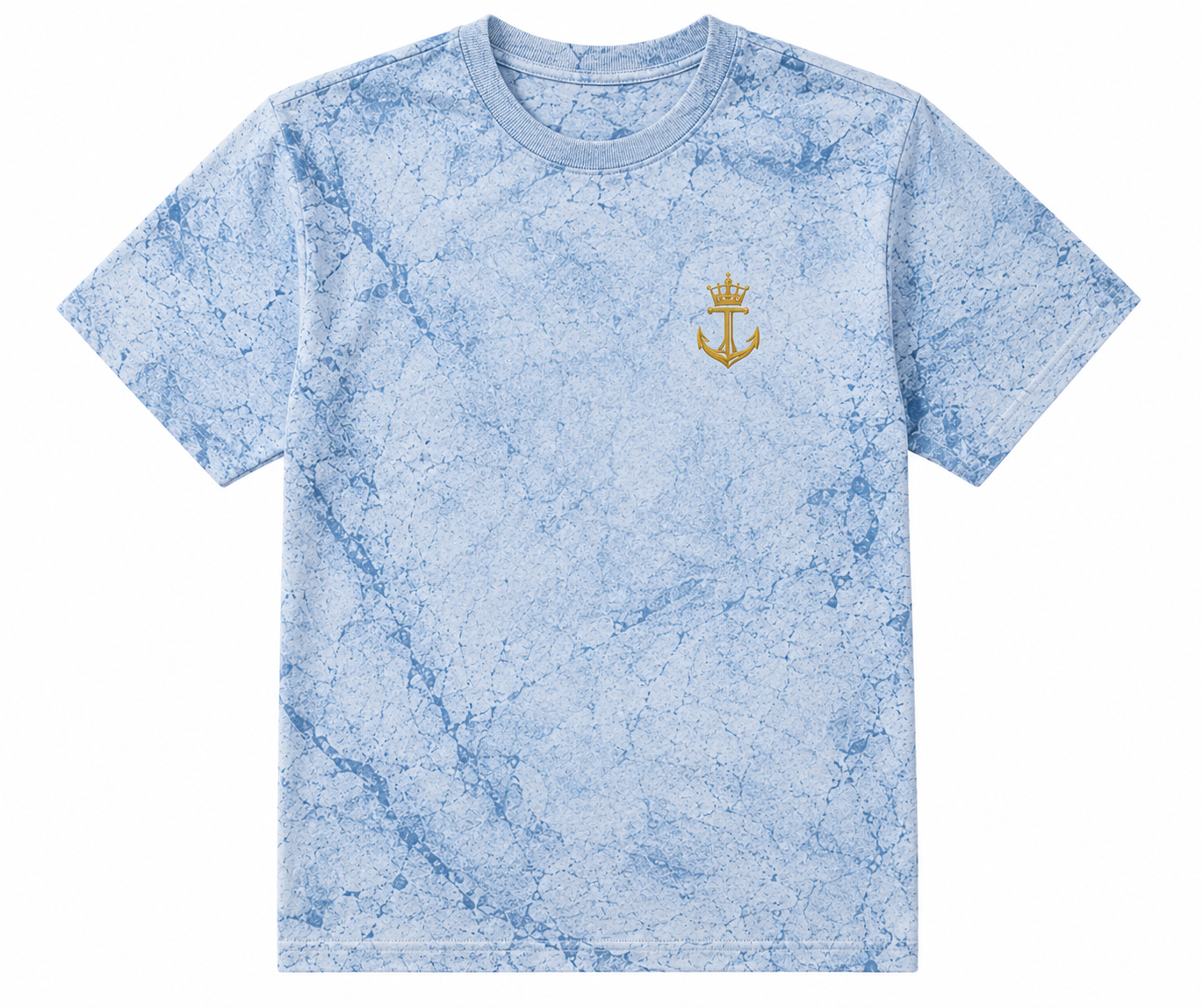 Guided by Faith, Led by Dad Color Blast Patriotic Dad T‑Shirt