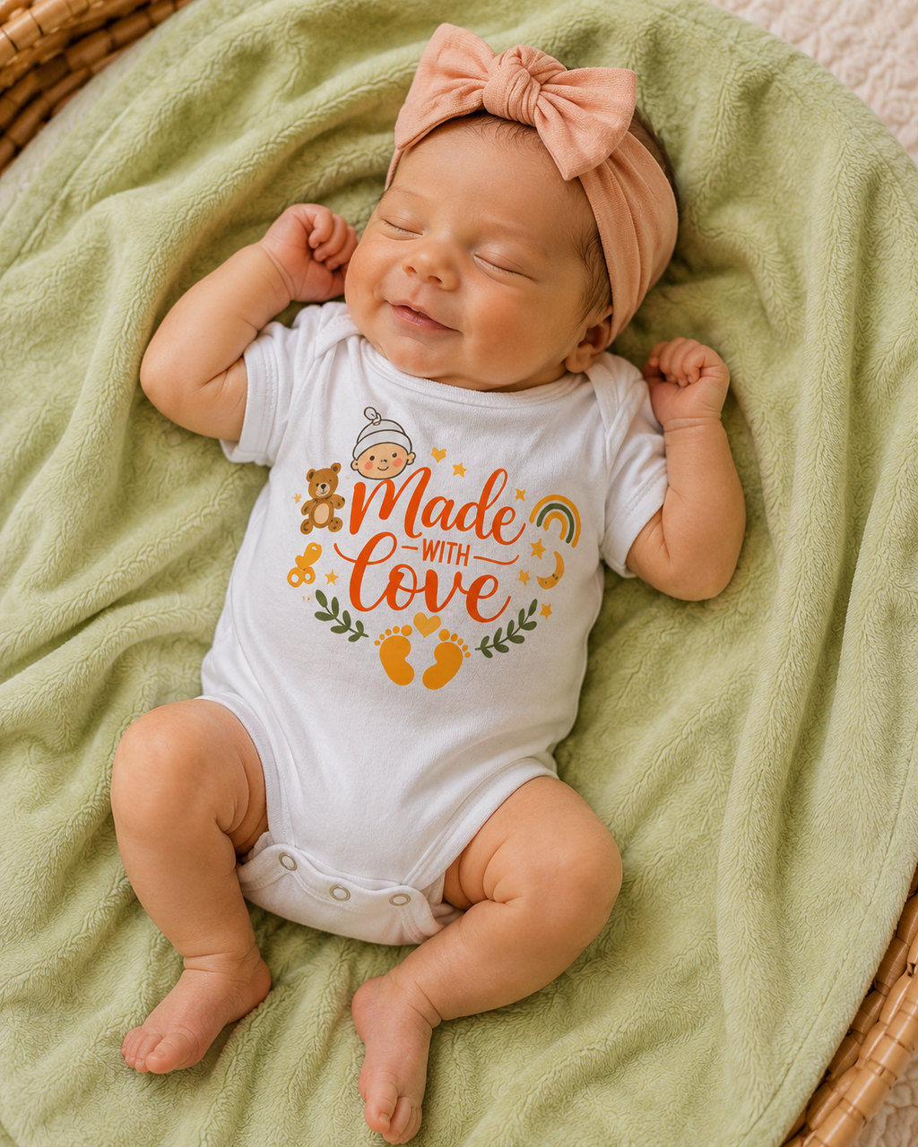 Wrapped in Love™ Baby Set | Blanket & Matching Onesie Gift