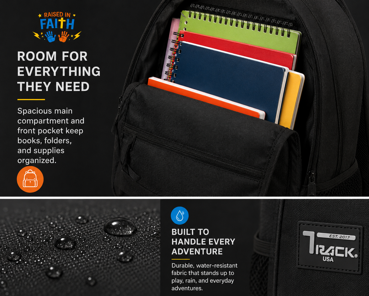 Raised in Faith™ Kids Backpack