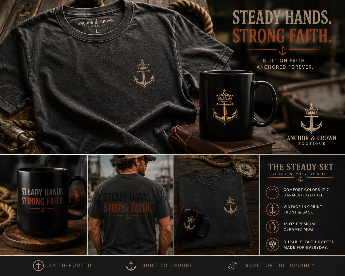 Steady Hands, Strong Faith™ Coffee & Tee Set